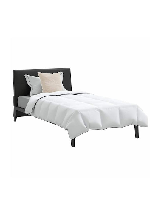 vidaXL Bettdecken-Set Einzelbett Daunen 155x200cm White 2Stück