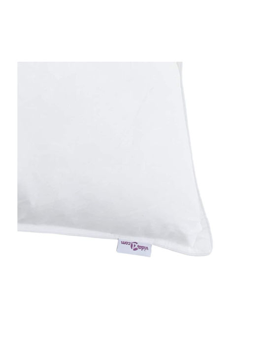 vidaXL Set Pilotă Dublu De Puf 200x220cm Alb 3buc