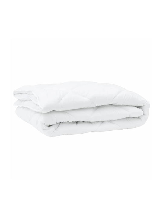 vidaXL Bettdecken-Set Doppelbett mit Microfiber-Füllung 200x220cm White 3Stück