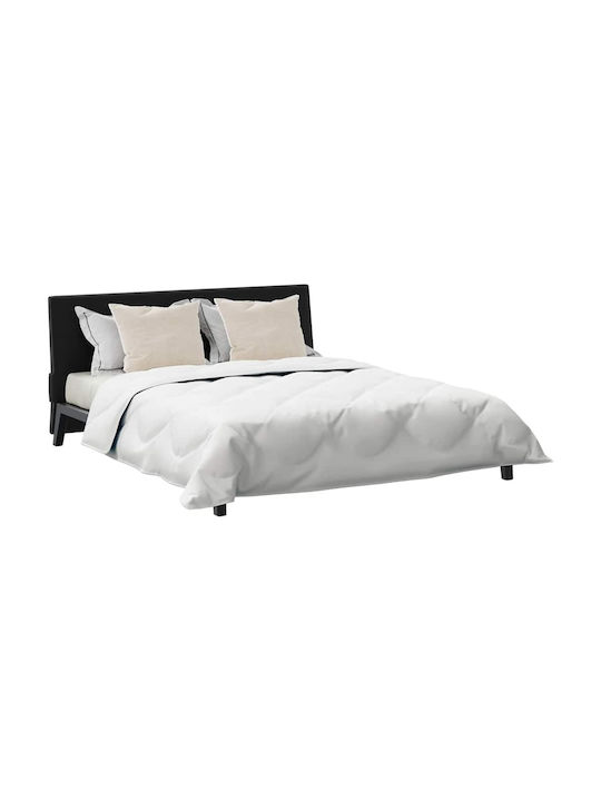 vidaXL Bettdecken-Set Doppelbett mit Microfiber-Füllung 200x220cm White 3Stück