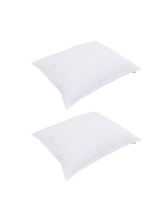 vidaXL Duvet Set Queen with Microfiber Filling 240x220cm White 3pcs