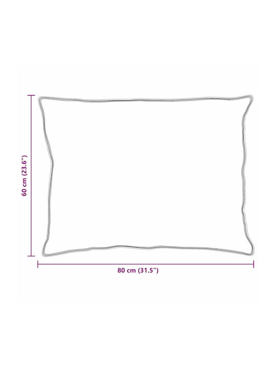 vidaXL Duvet Set Queen with Microfiber Filling 240x220cm White 3pcs