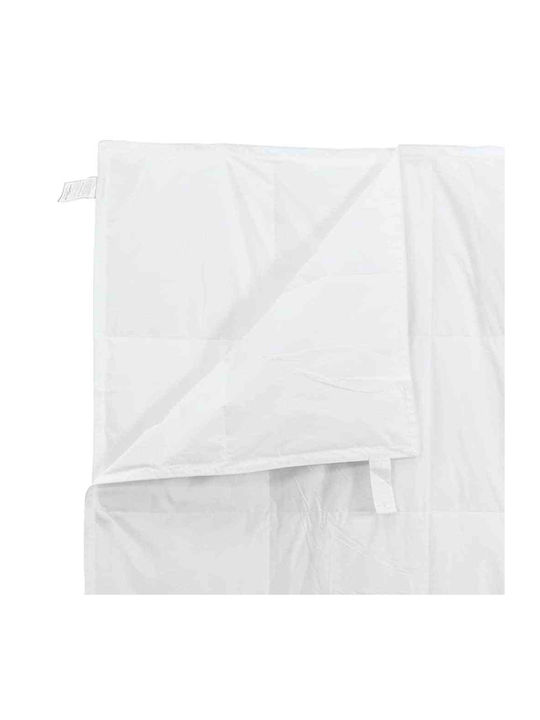vidaXL Bettdecken-Set Großes Doppelbett mit Microfiber-Füllung 240x200cm White 3Stück