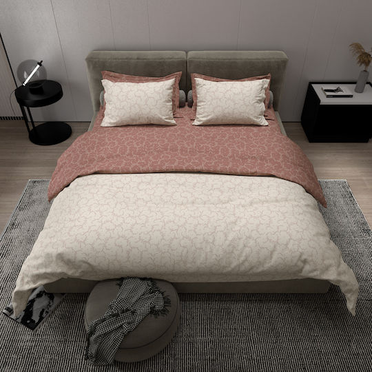 Charalambidis Textiles Salonica Σετ Μαξιλαροθήκες Κόκκινο 52x72εκ.