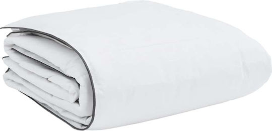 vidaXL Bettdecken-Set Doppelbett mit Microfiber-Füllung 200x240cm White 3Stück