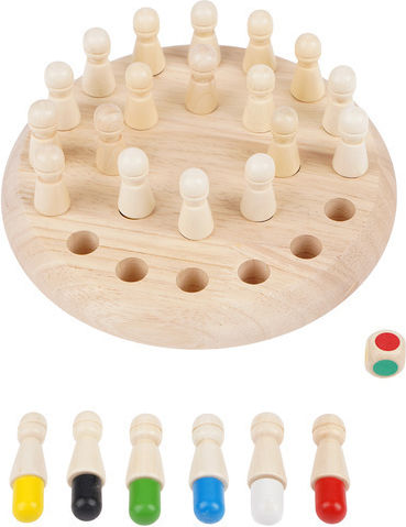 Kruzzel Holz-Schachfiguren Braun