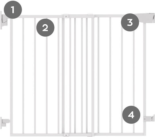 Tulano Ușa pentru Câini din Metal de Culoare Maro 108 x 70cm