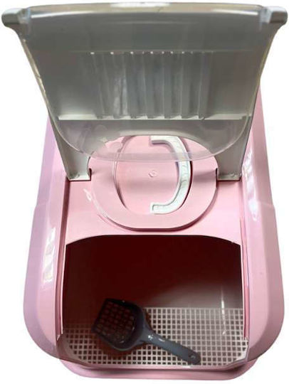 Katzentoilette Geschlossen mit Filter und Sieb Blau L66 x B46 x H46cm