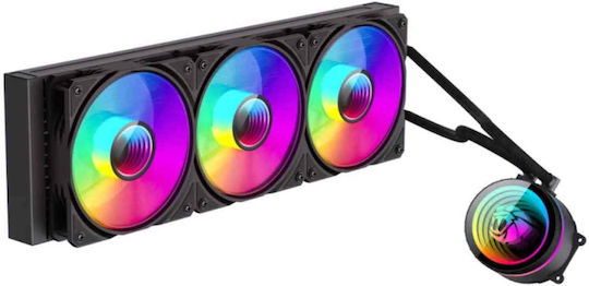 GameMax IceBurg 360 Infinity Υδρόψυξη AIO CPU με 3 Ανεμιστήρες 120mm και ARGB Φωτισμό