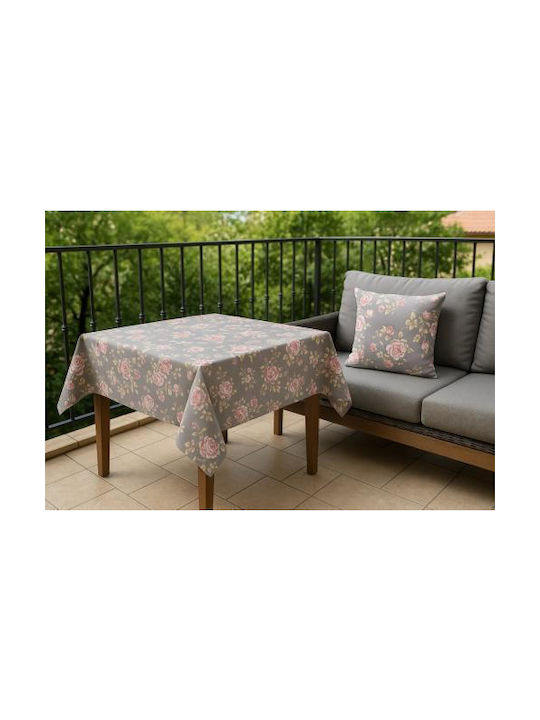 Linea Home Διακοσμητική Μαξιλαροθήκη Grace Γκρι 45x45εκ.