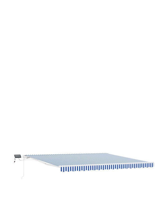 vidaXL Terrace Wall Tent with LED Light Blue 5x3cm