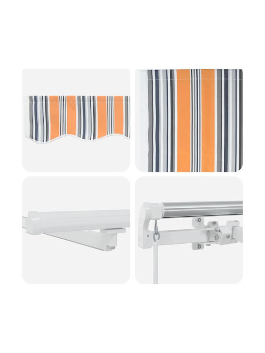 vidaXL Тента Тераса С LED 3x2.5м