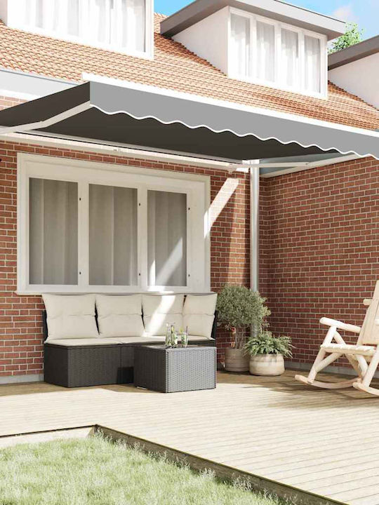 vidaXL Τέντα Βεράντας Λευκή 3.5x2.5m