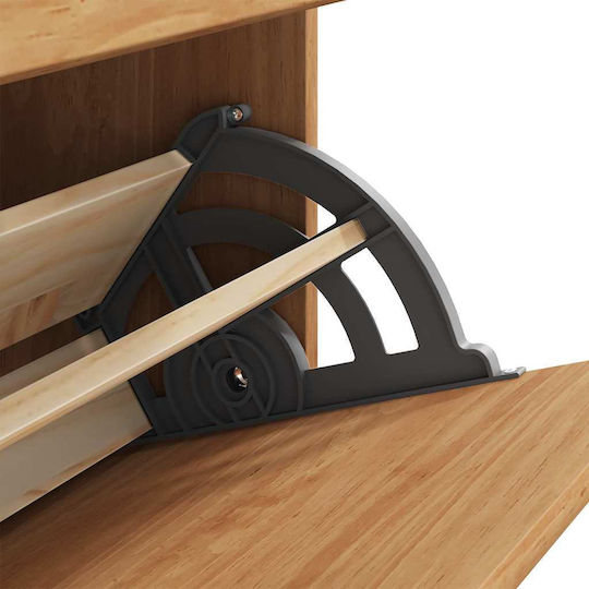 Schuhschrank aus Massivholz 85x35x108cm