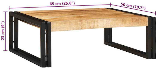 vidaXL Floor Bathroom Shelf Wooden 65x50x23cm Brown