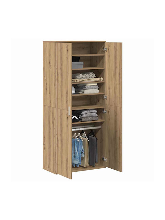 Kleiderschrank Büro Walnut 80x39x178cm