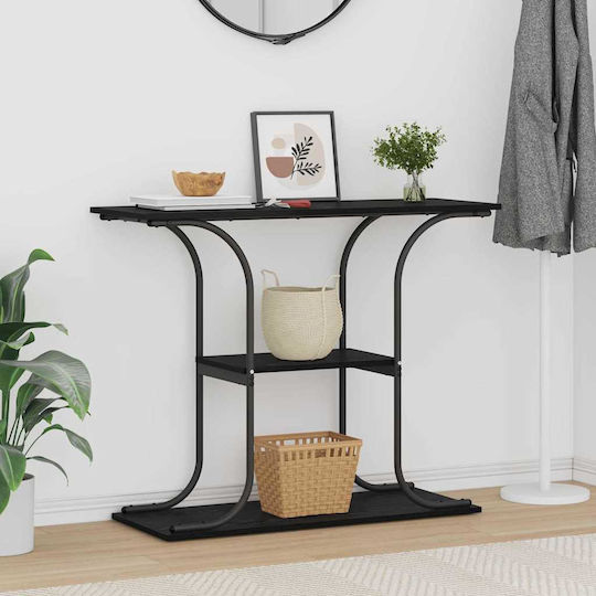 Конзолна маса от Дърво & Метал Black Oak Д101xШ35xВ80.5cm