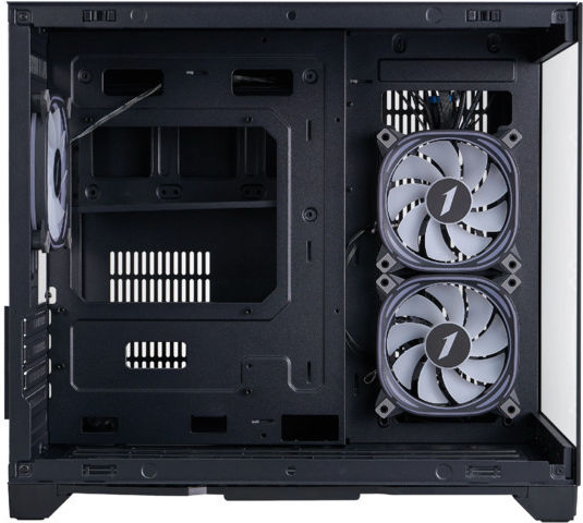 1STPLAYER MV6-TP Gaming Mini Tower Κουτί Υπολογιστή με Πλαϊνό Παράθυρο και ARGB Φωτισμό Μαύρο