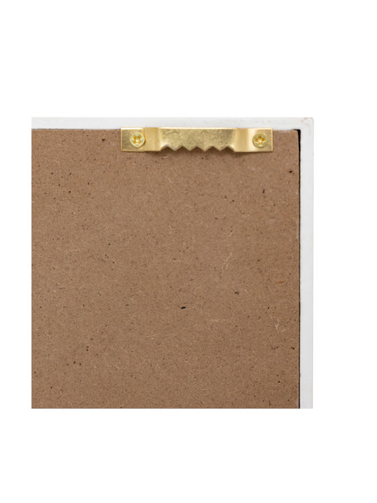 Wand-Schlüsselbrett Holz mit Schloss 20x8.5x28cm