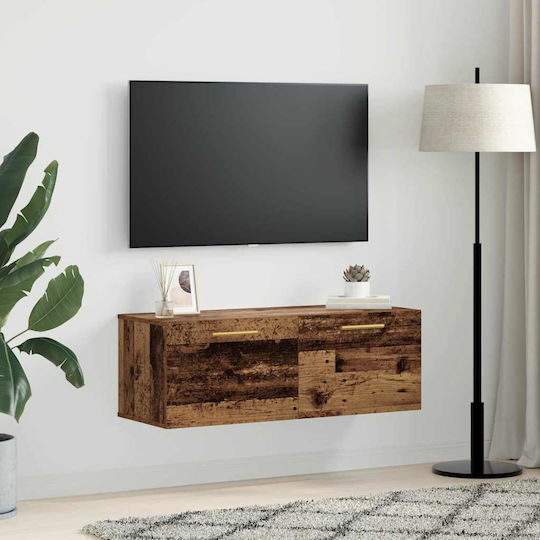 vidaXL Bathroom Cabinet L100xW36.5xH35cm Brown