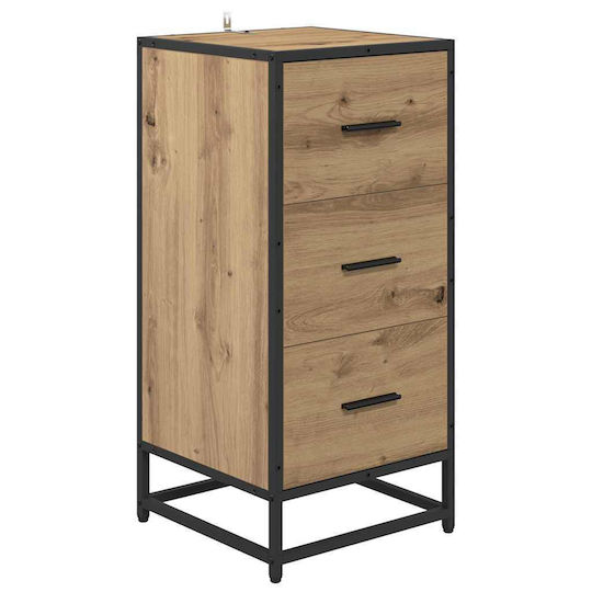 vidaXL Ντουλάπι Μπάνιου 35.5x35x76cm Δρυς