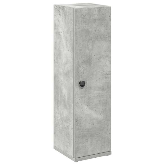 vidaXL Floor Bathroom Column Cabinet L20.5xD22xH72cm Gray