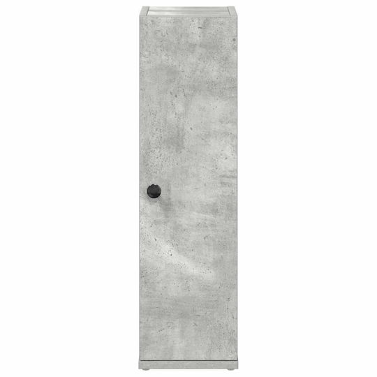 vidaXL Floor Bathroom Column Cabinet L20.5xD22xH72cm Gray