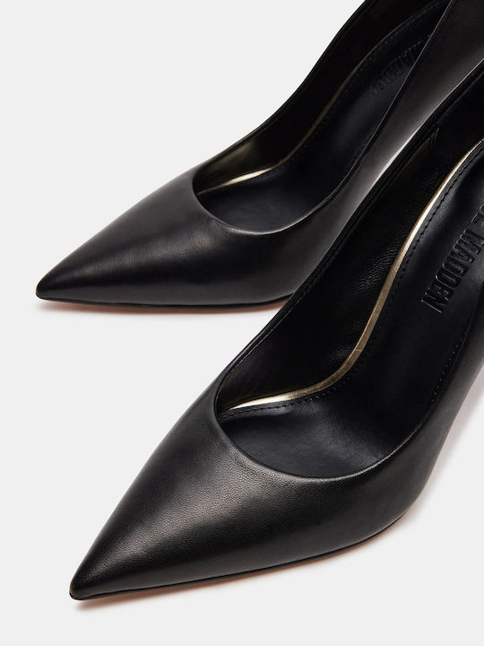 Leather Black Heels Thrive