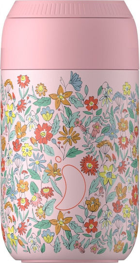 Chilly's Series 2 Glass Thermos Stainless Steel BPA Free 340ml Multicolour