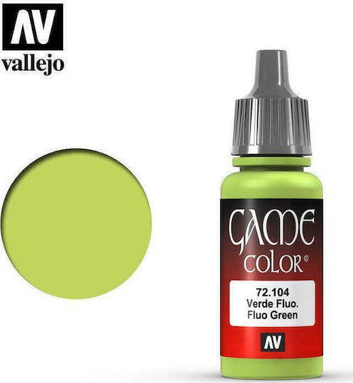 Acrylicos Vallejo Game Culoare Modelism Fluorescent Green 18ml