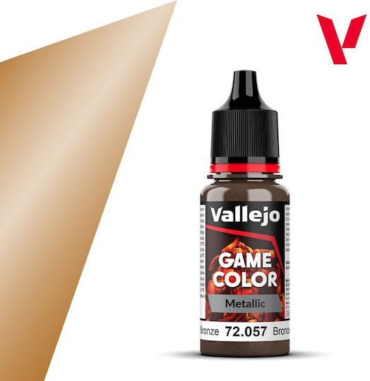 Acrylicos Vallejo Game Model Making Paint Bronze 18ml