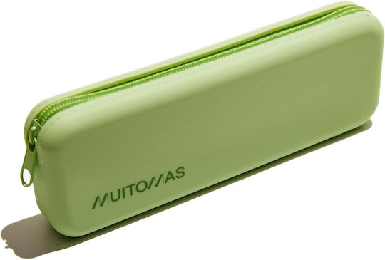 Muitomas Pencil Case Silicone Green