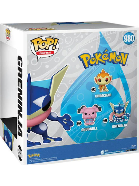 Funko Pop! Games: Pokemon - Greninja 980 Supersized 10"​ (25cm) Special Edition