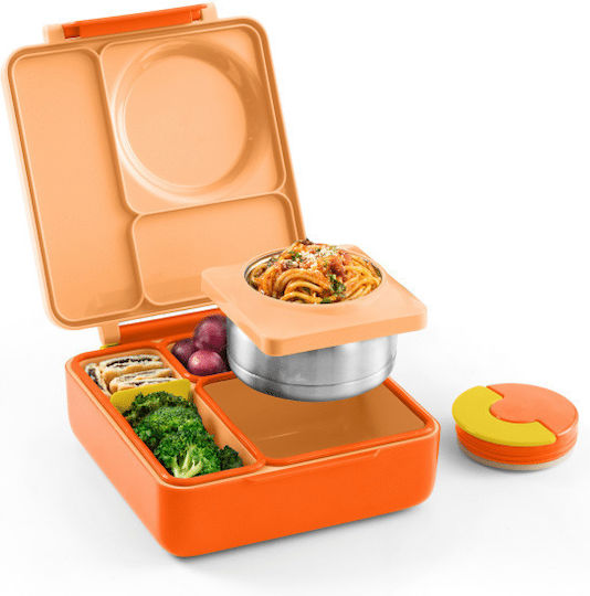 Omie Omiebox Plastic Kids' Food Container Orange