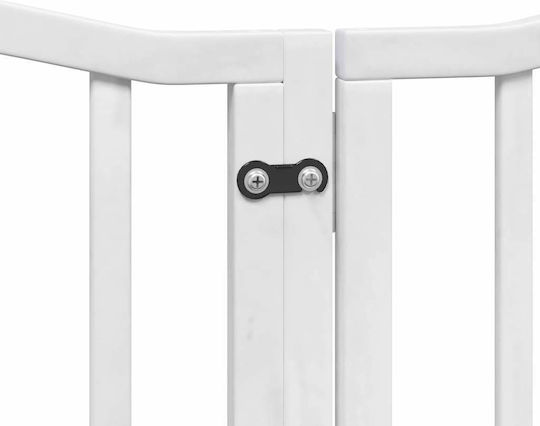 vidaXL Divider de verandă pentru Câini de Culoare Alb 300 x 60cm