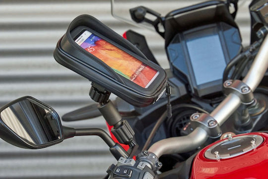 Shad Mount Phone Motorcycle with Waterproof Case for Mirror