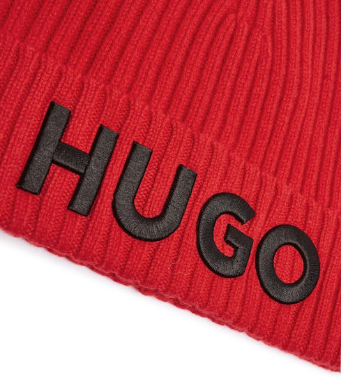 Beanie Feminin Căciulă Tricotat în culoarea Roșu