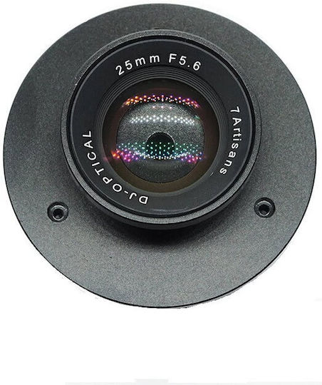 7artisans Crop Camera Lens 25mm f/5.6 Unmanned Aerial Vehicle Photoelectric Wide Angle for Sony E Mount Black