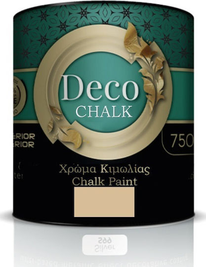 Pellachrom Deco Chalk Paint Χρώμα Κιμωλίας B82 Αραγωνίτης Αραγωνίτης Εκρού 750ml