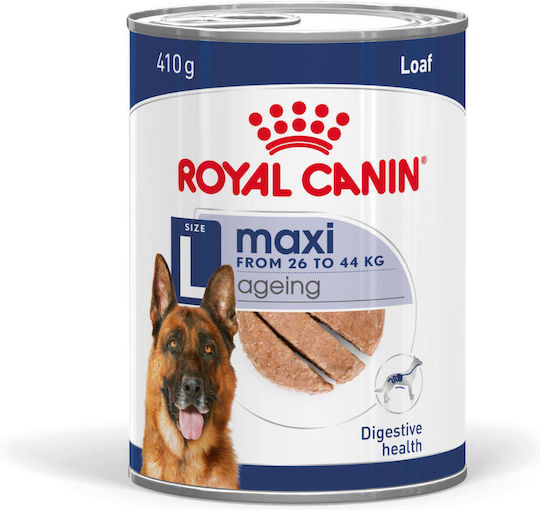 Royal Canin Maxi Wet Food for Senior Dogs in Cans Diet with Meat and Poultry 410gr