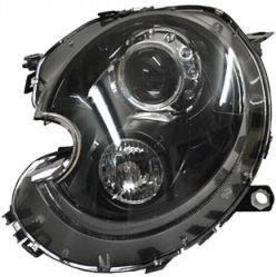 Headlight Front Xenon Black Tyc Mini Coupe R58 11 63123448949 Right 1 pc