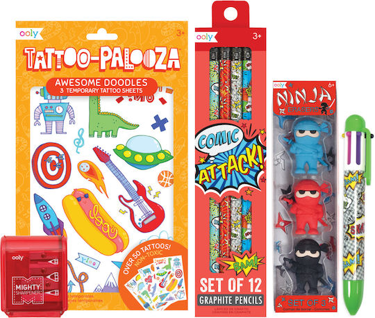 Glückliches Pack Cool Ninjas Geschenkset