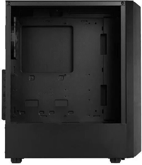 Adata Valor Storm Compact Gaming Middle Tower Carcasă PC cu Deschidere Laterală Neagră