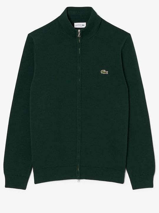 Herren Strickjacke Dark Green