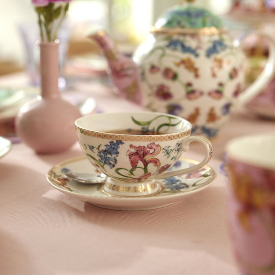 Maxwell & Williams Teapot with Filter Porcelain Multicolored 1000ml
