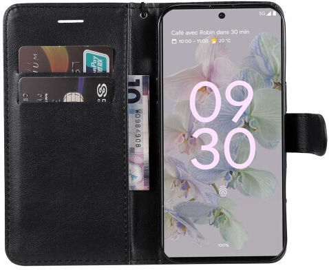 Θήκη Wallet Google Pixel 6a Black