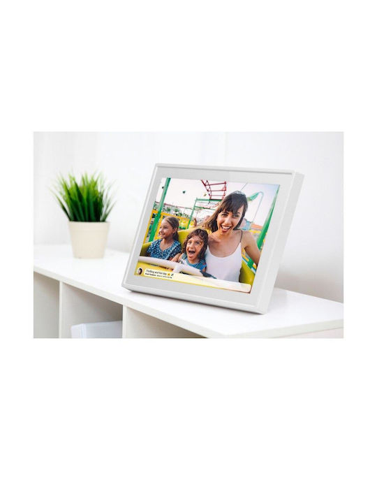 Braun Phototechnik Digiframe 1019 Digital Photo Frame with Touch Screen 10.1" Resolution 1280x800 with WiFi White 21259