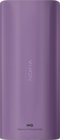 HMD Καπάκι Μπαταρίας Μωβ για HMD 105, Nokia 105 (2024)