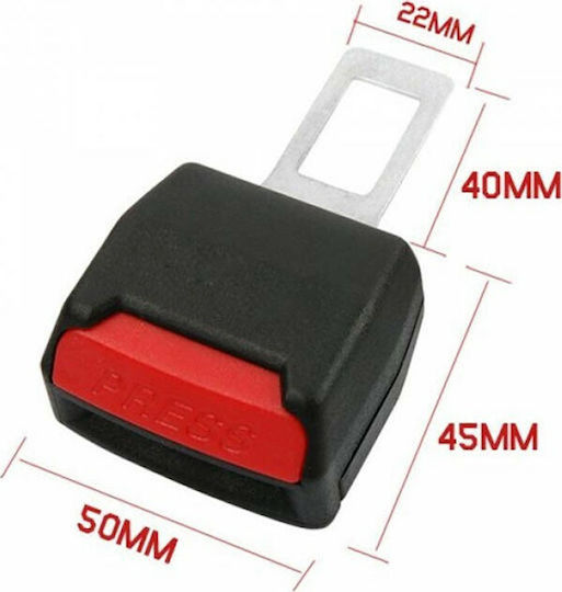 Seat Belt Buckle Alarm Stopper Clip Car Seat Belt Alarm Deactivation Set 2pcs Auto-042