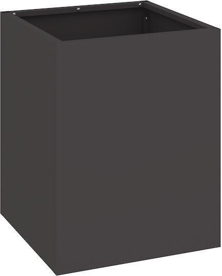 vidaXL Topf Metallisch Black 32x32x40cm.